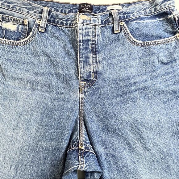 J. Crew Slim Boyfriend Premium Edition Lightly Distressed Button Fly 32 - Picture 8 of 15